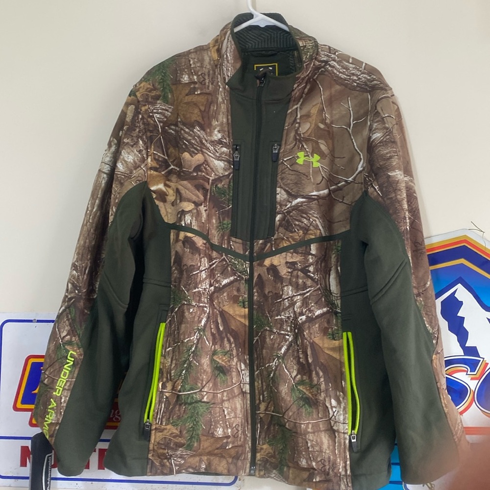 Under Armour scent control hunting jacket.